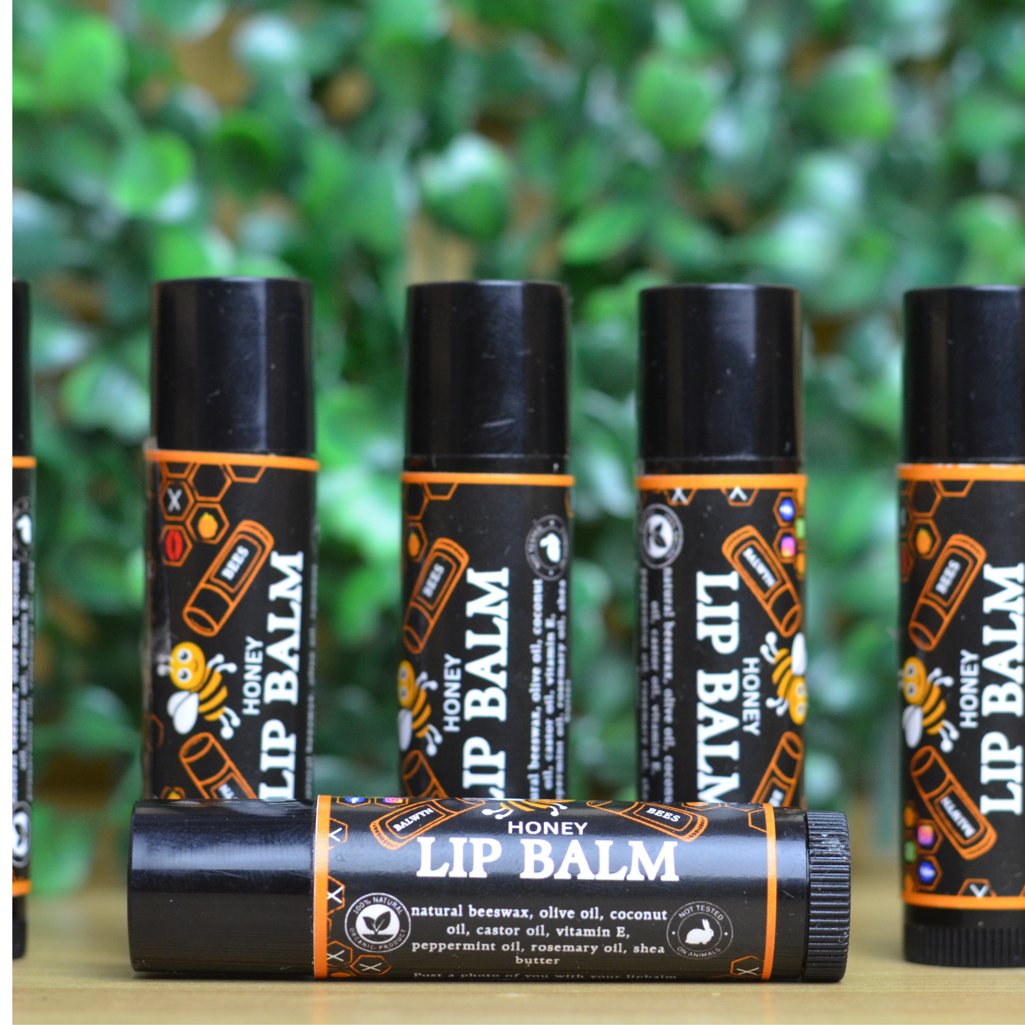 Natural Beeswax Honey Lipbalm - Rosemary & Lavender Flavour