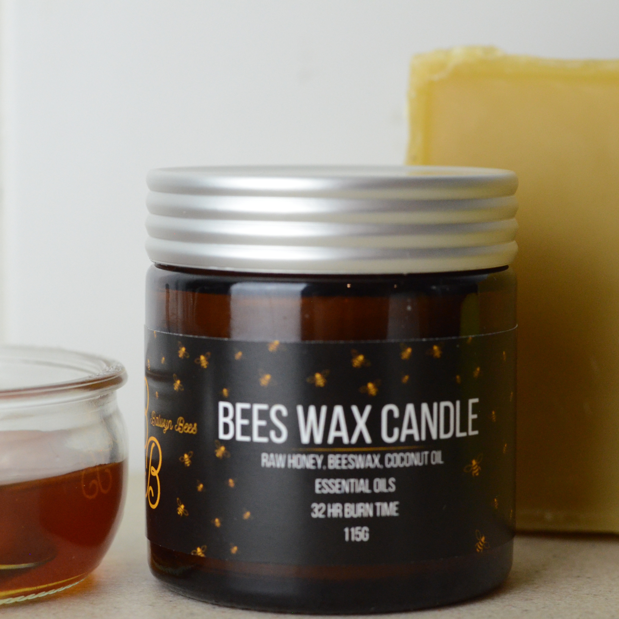 Natural Beeswax Candle