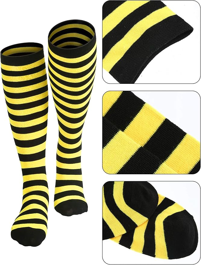 Bumble Bee High Socks