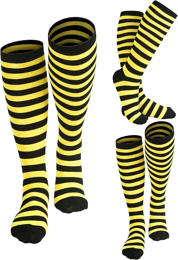 Bumble Bee High Socks