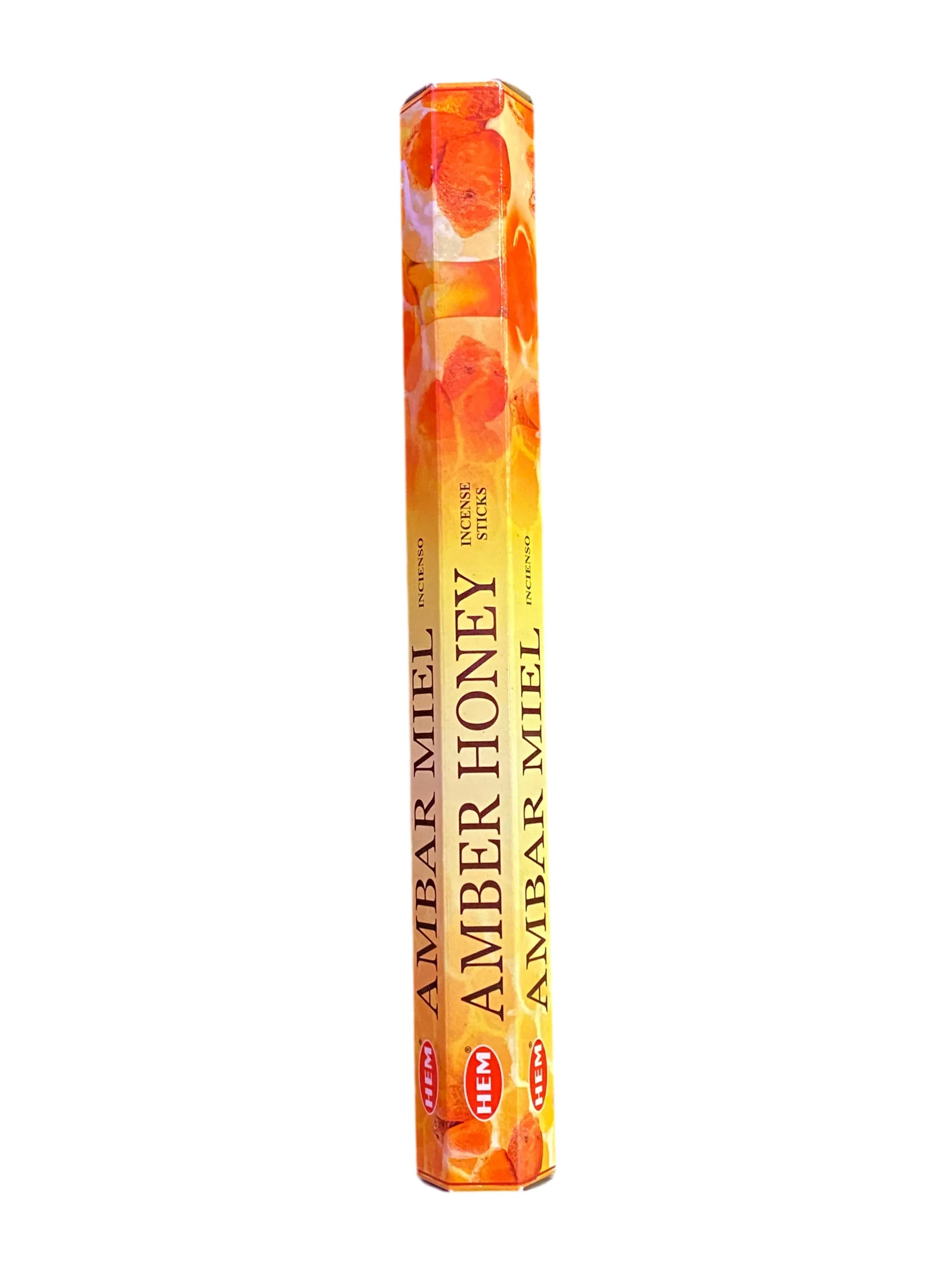Hem Amber Honey Incense Stick Pack of 2 (40 sticks)