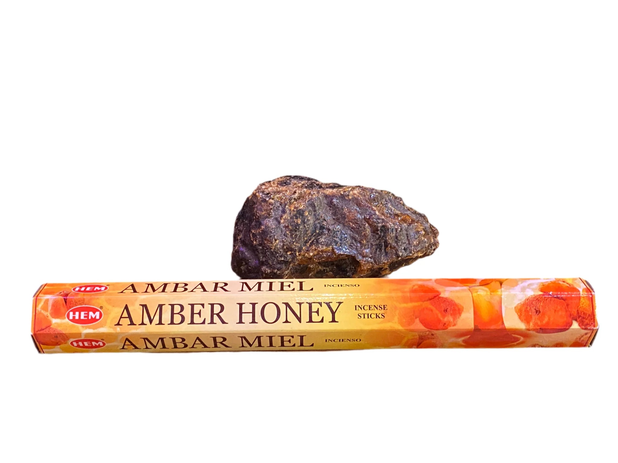 Hem Amber Honey Incense Stick Pack of 2 (40 sticks)