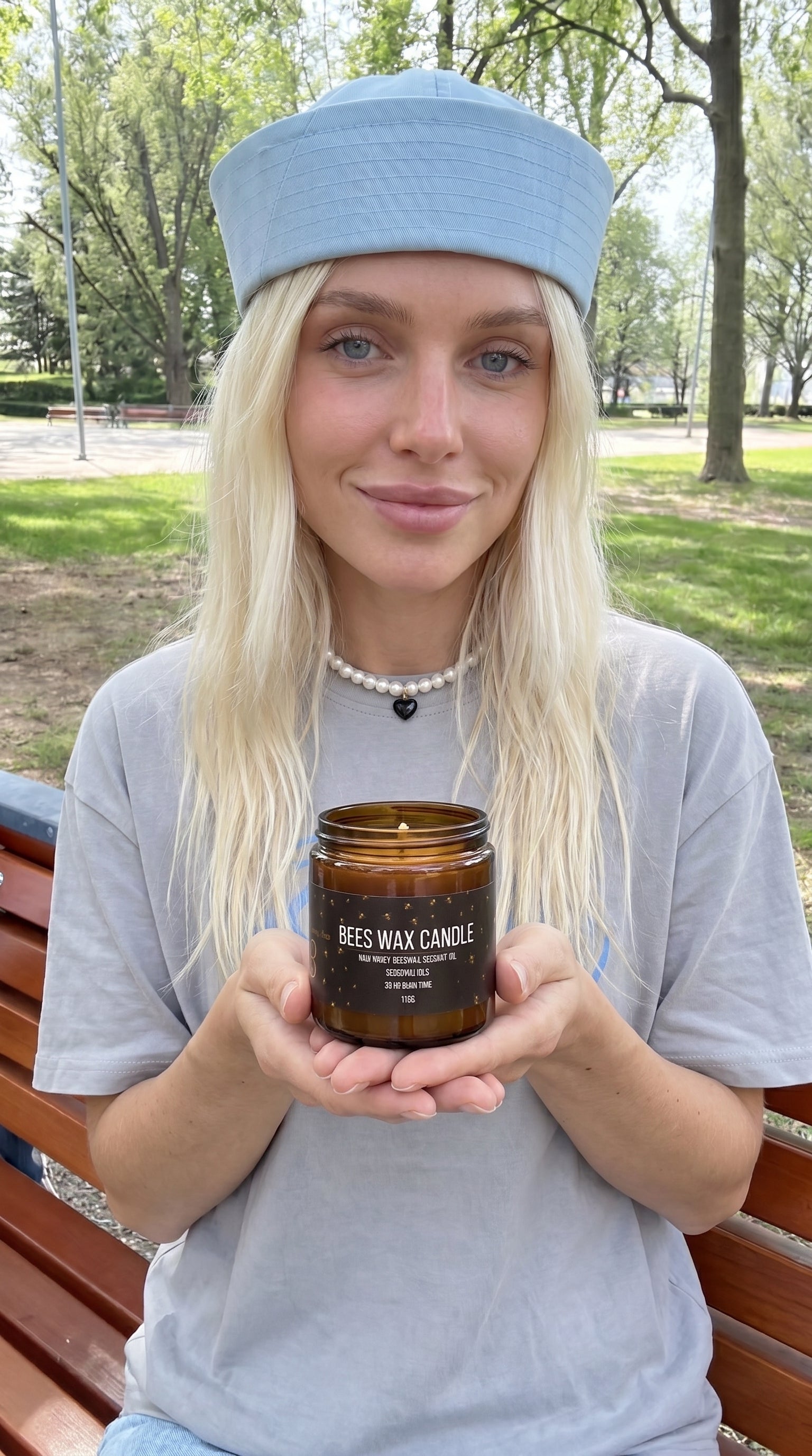 Natural Beeswax Candle