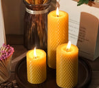 Beeswax Pillar Candle