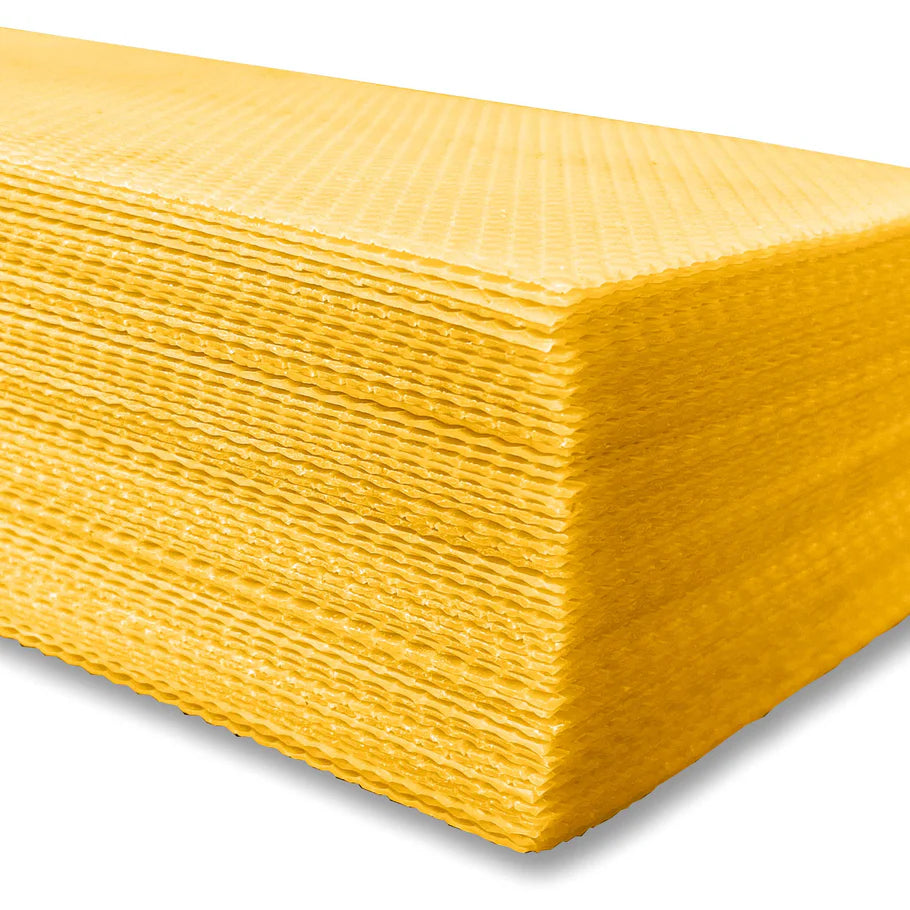 Australian Beeswax Foundation Sheets For Beehives 30 Pack