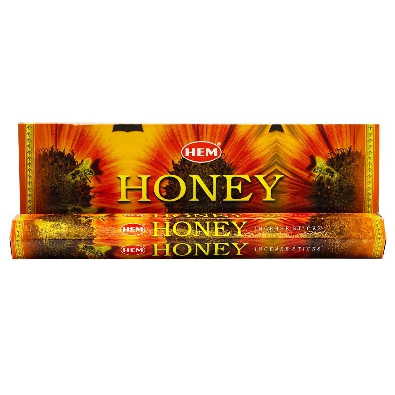 Hem Honey Incense Sticks Pack of 2 (40 sticks)